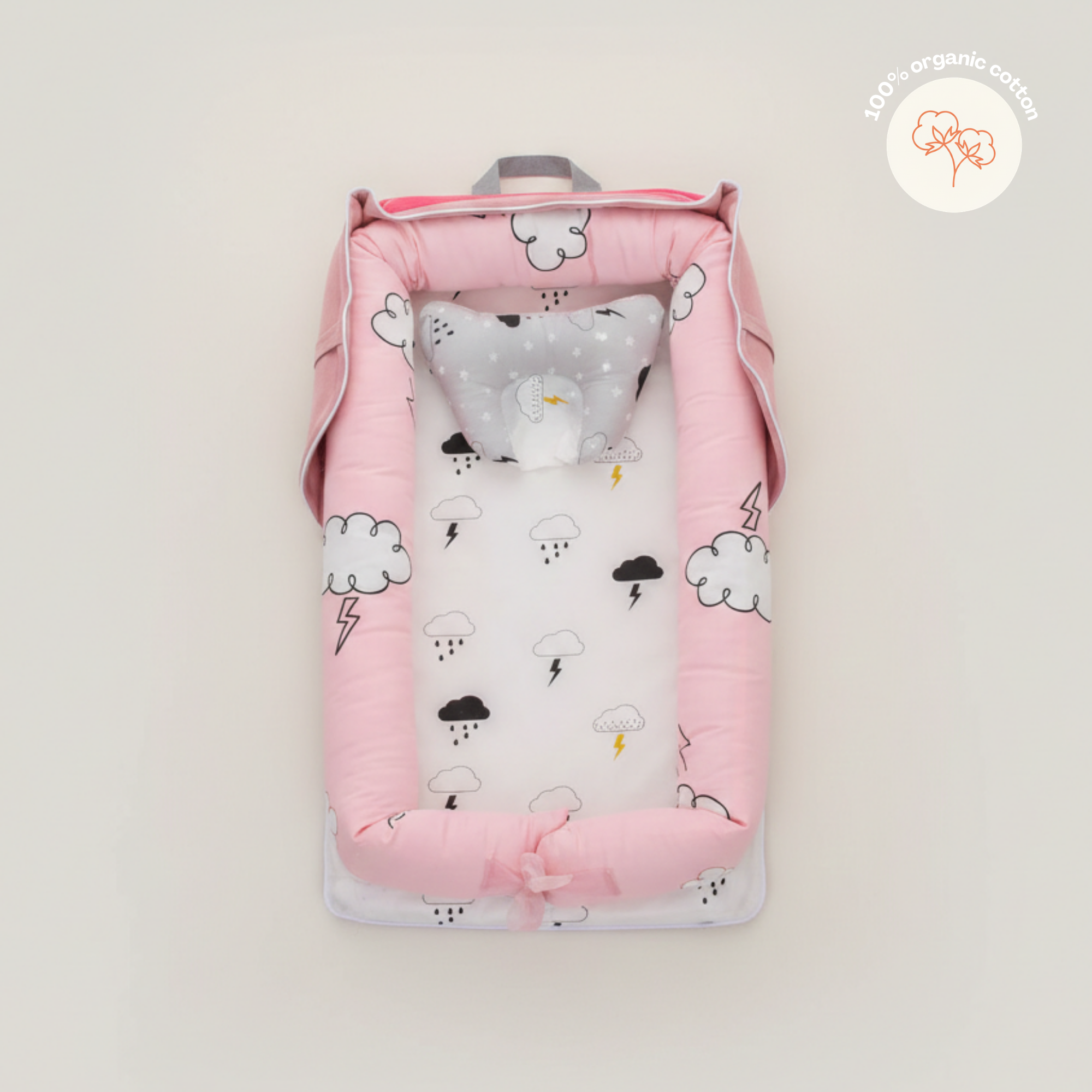 Cradlii Portable Baby Lounger