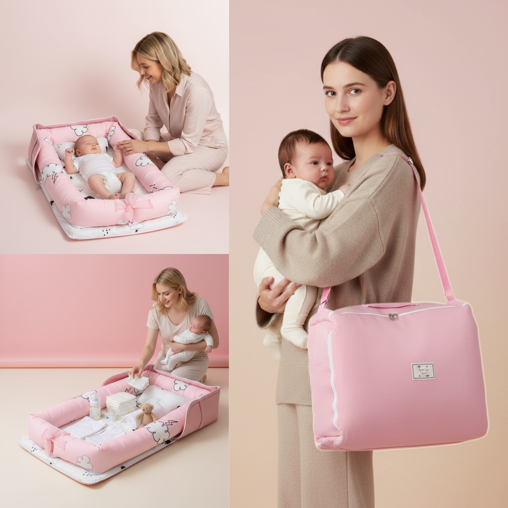Cradlii Portable Baby Lounger