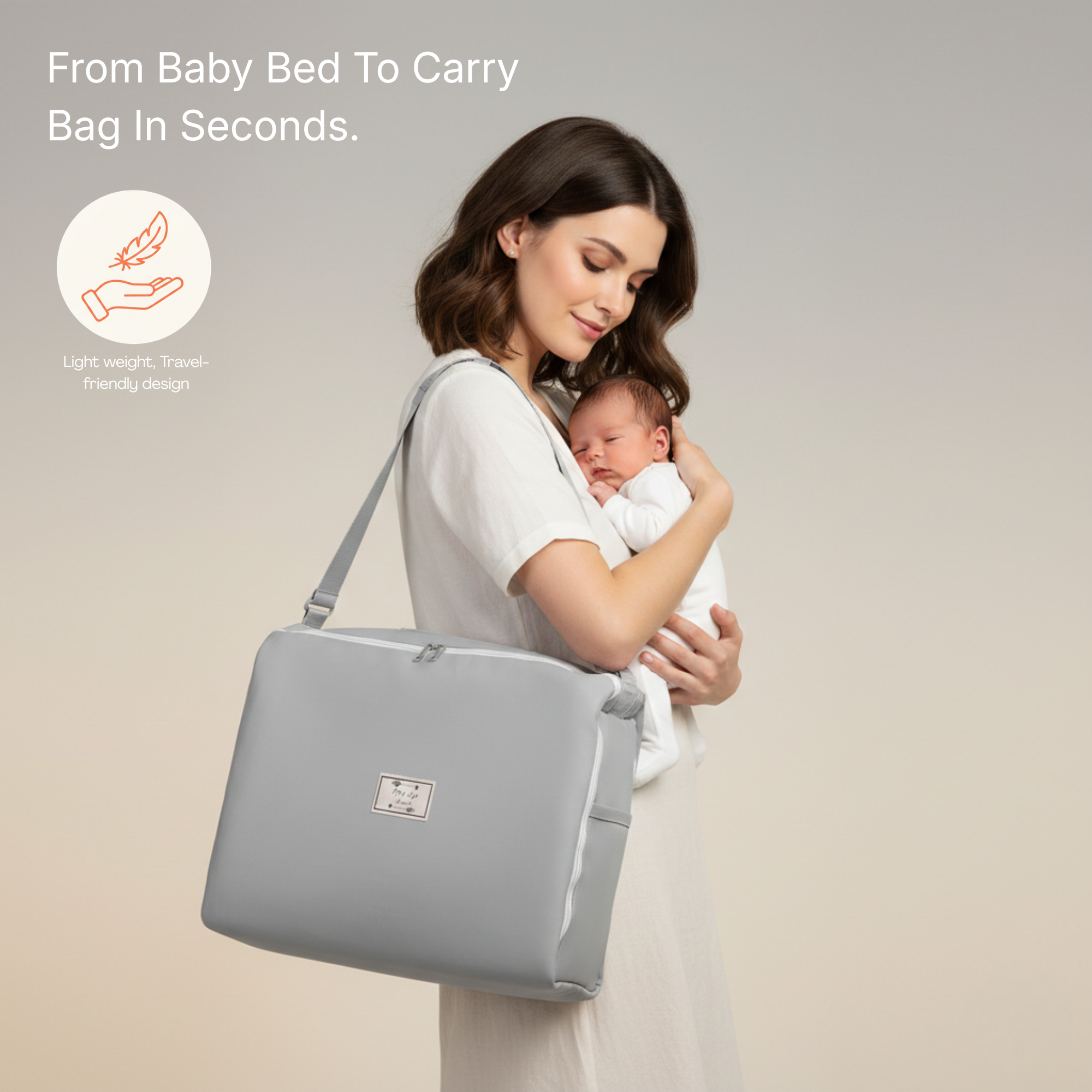 Cradlii Portable Baby Lounger