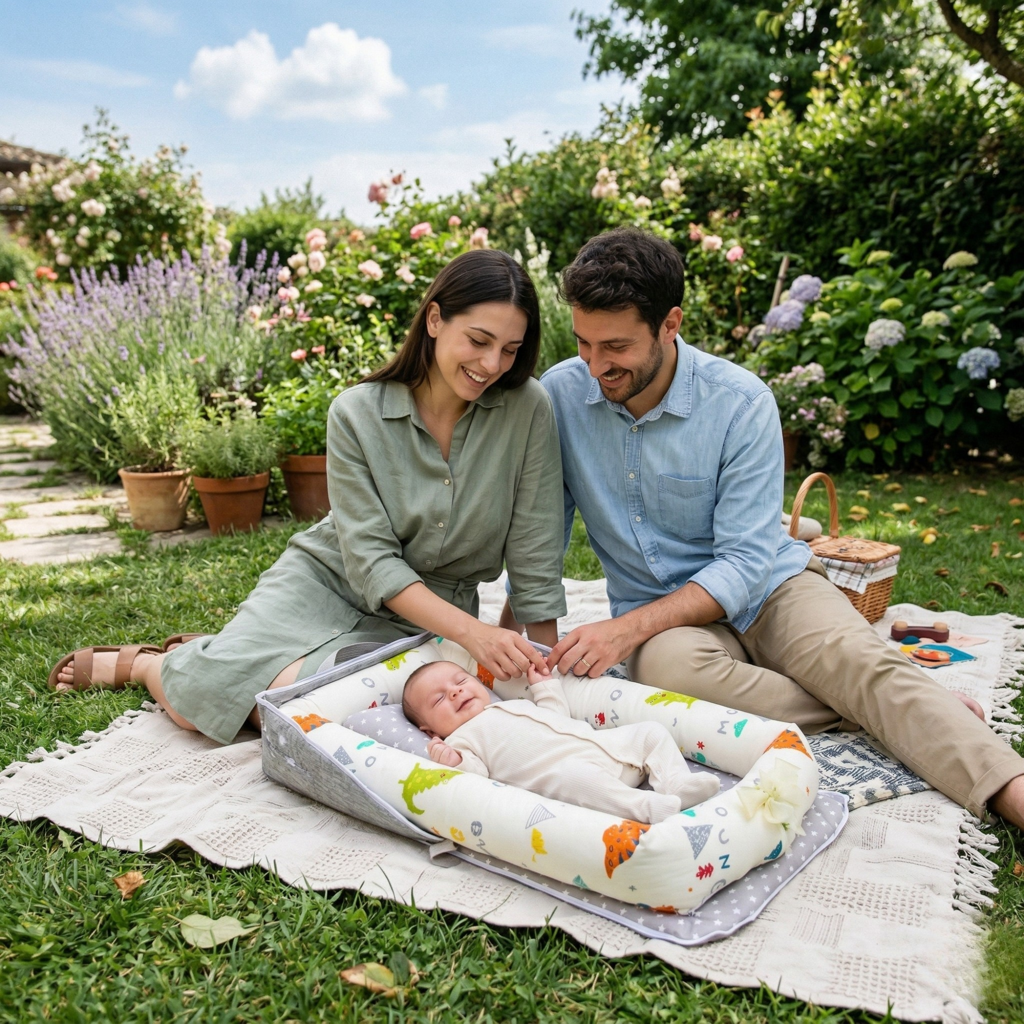 Cradlii Portable Baby Lounger