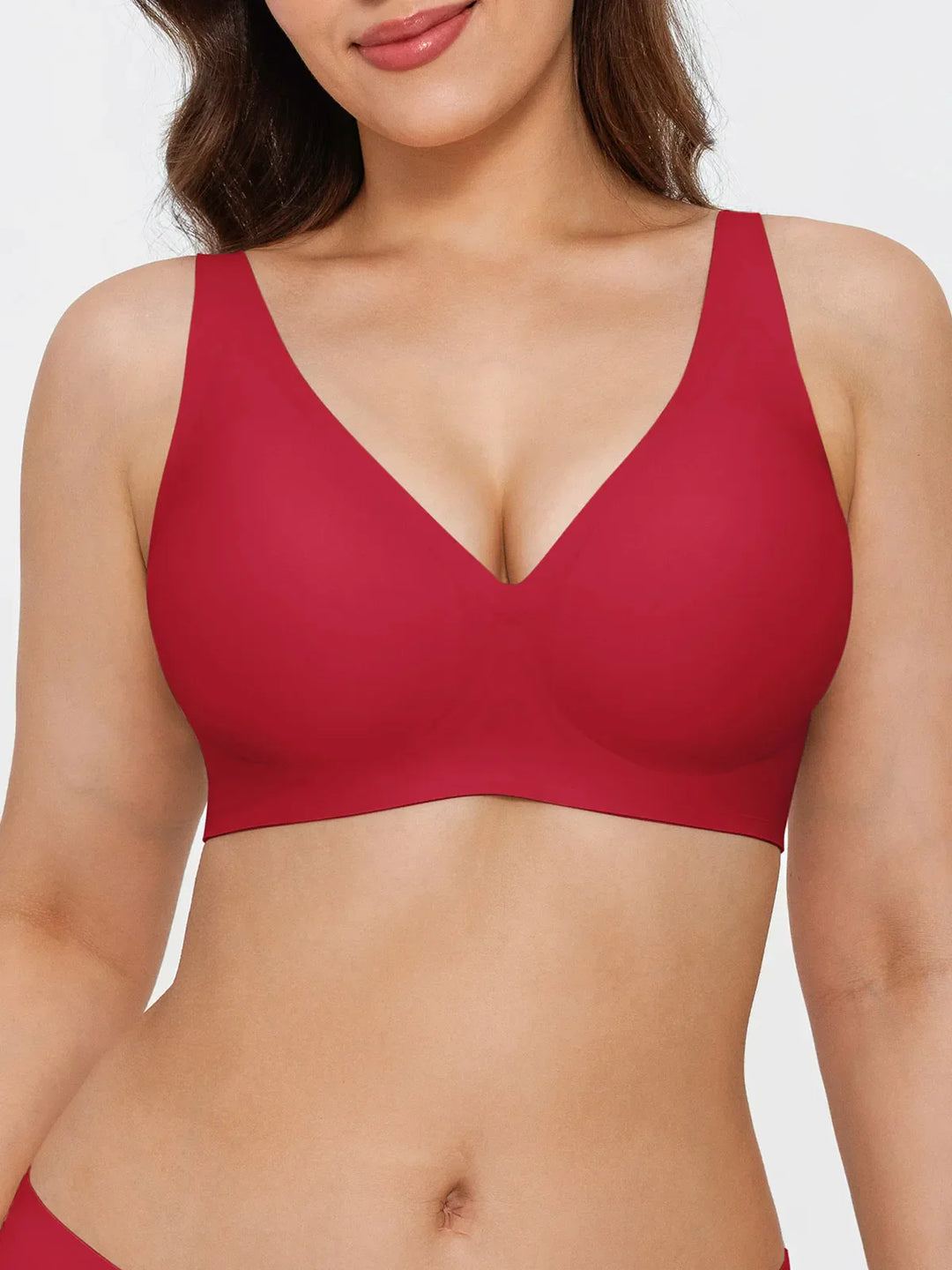 Seamless Wireless Jelly Leopard Contour Minimizer Support Bra